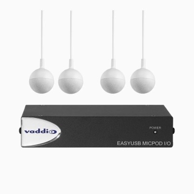 999-88100-001 - EasyUSB MicPOD I/O + 4 Mic soffitto BIANCO