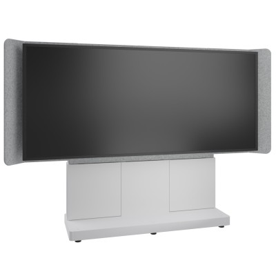 FM-DS-6675FS-LA3W - Forum™ Free-Standing per display 105" 21:9 colore chiaro