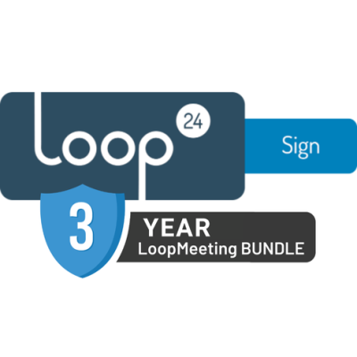 LoopSign 3 anni LoopMeeting bundle