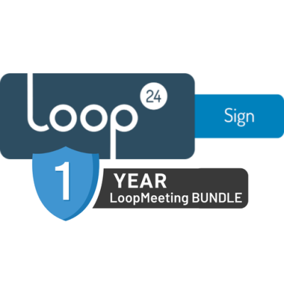 LoopSign 1 anno LoopMeeting bundle