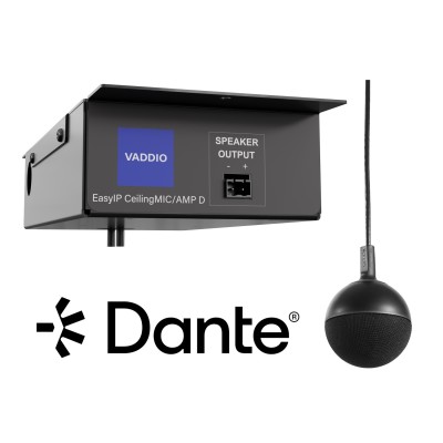 999-86820-000 - EasyIP CeilingMIC/AMP D Microphone Nero