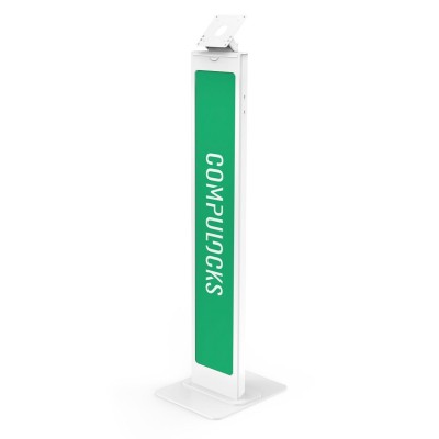 140W - Supporto da pavimento personalizzabile bianco
