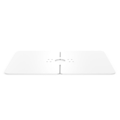 LBPW - Piastra per base stand BrandMe bianca
