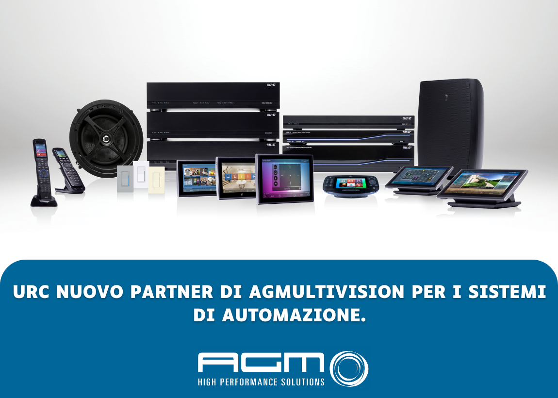 Cervello dell'azienda fa rima con domotica. URC è il nuovo partner di Agmultivision per i sistemi di automazione.